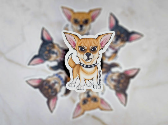 Photo of Chihuahua Stickers- Mighty small pups