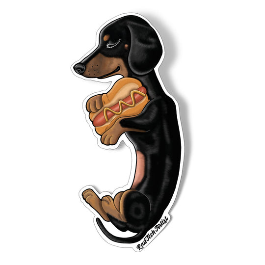 Dachshund Dog Sticker - Wiener Dog Art