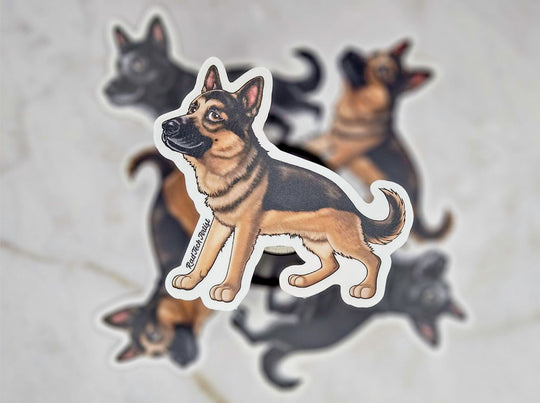 Photo of German Shepherd Stickers- Loyal dog breed