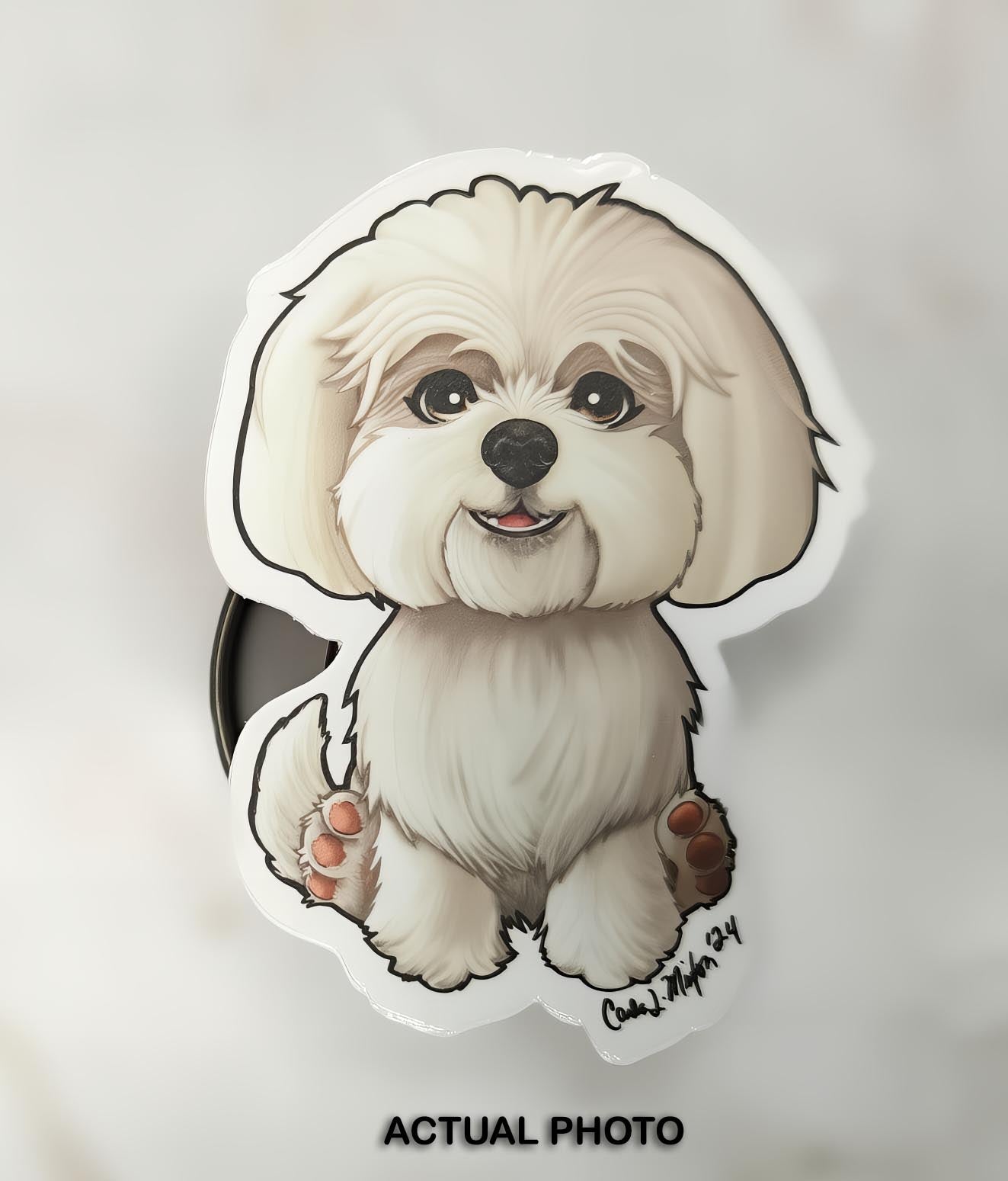 Cute Maltese Decal