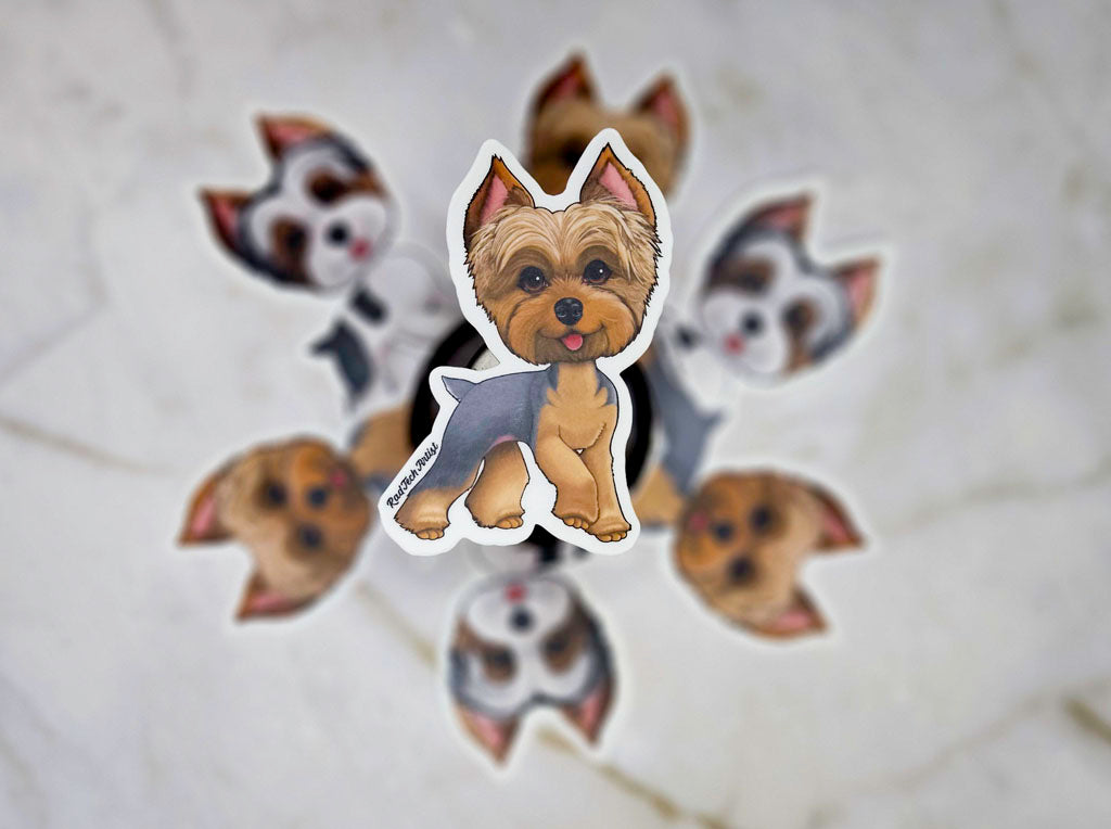 Photo of Yorkshire Terrier Sicker- Cute Pet art